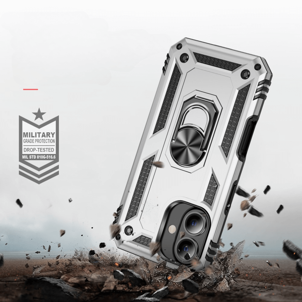 iPhone 16 Plus - Robustes Back Cover mit Kickstand