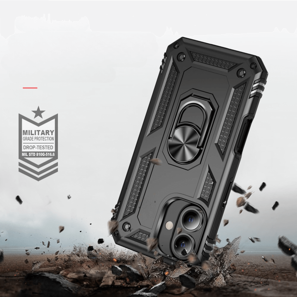 iPhone 16 - Robustes Back Cover mit Kickstand