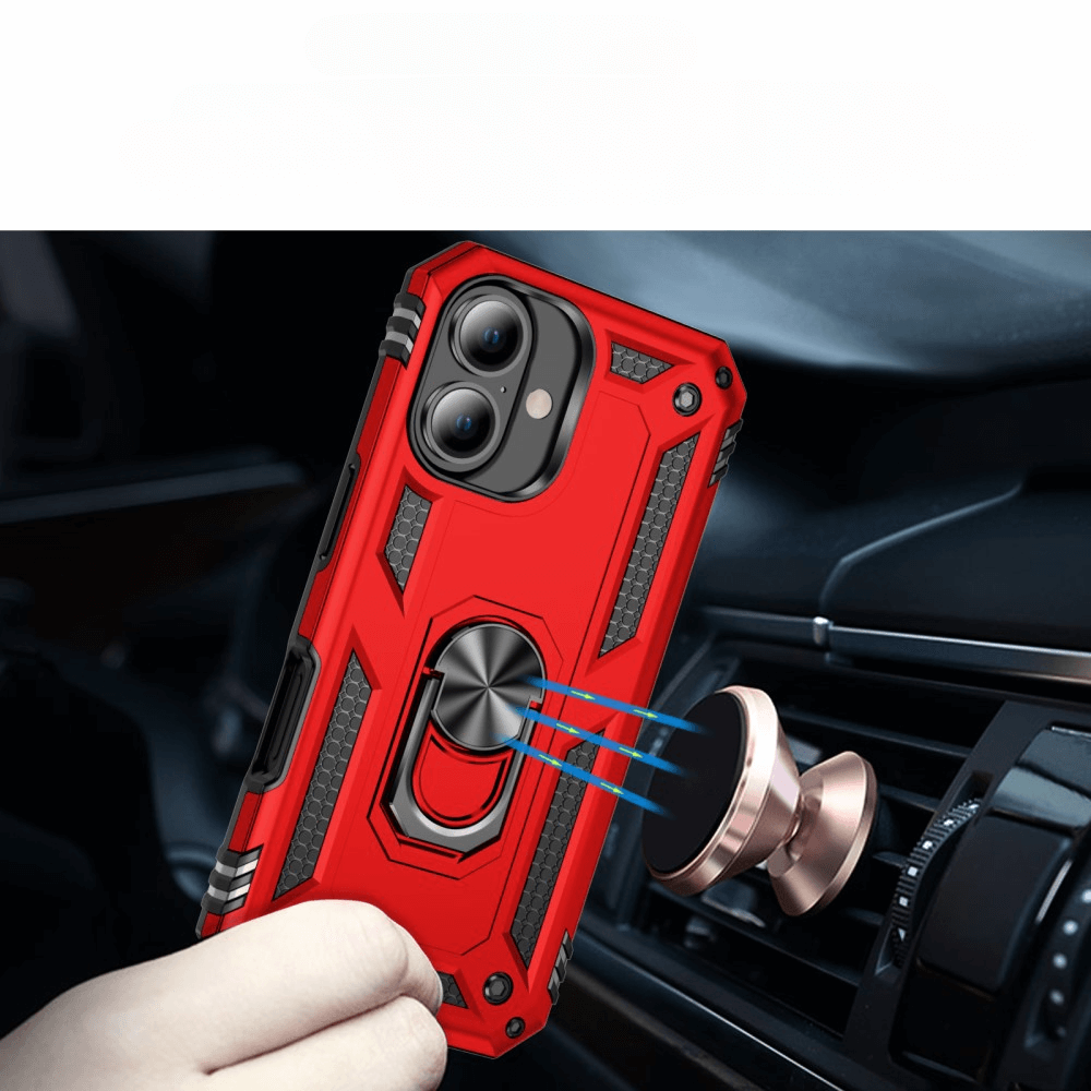 iPhone 16 - Robustes Back Cover mit Kickstand