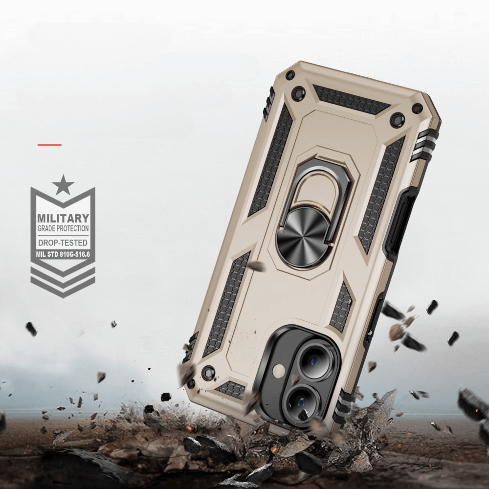 iPhone 16 - Robustes Back Cover mit Kickstand