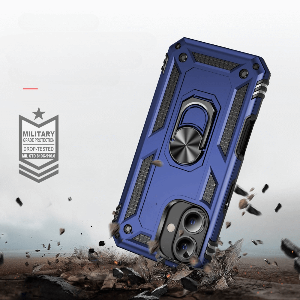 iPhone 16 - Robustes Back Cover mit Kickstand