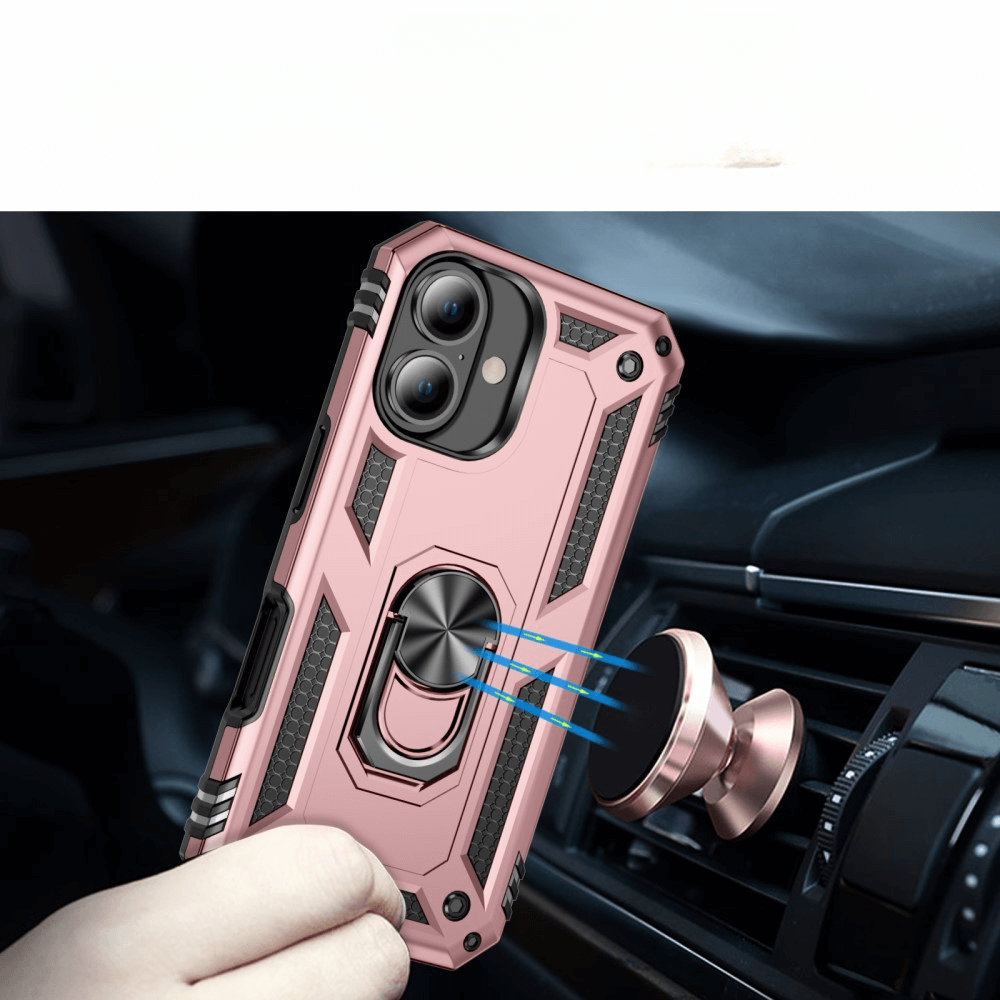 iPhone 16 - Robustes Back Cover mit Kickstand