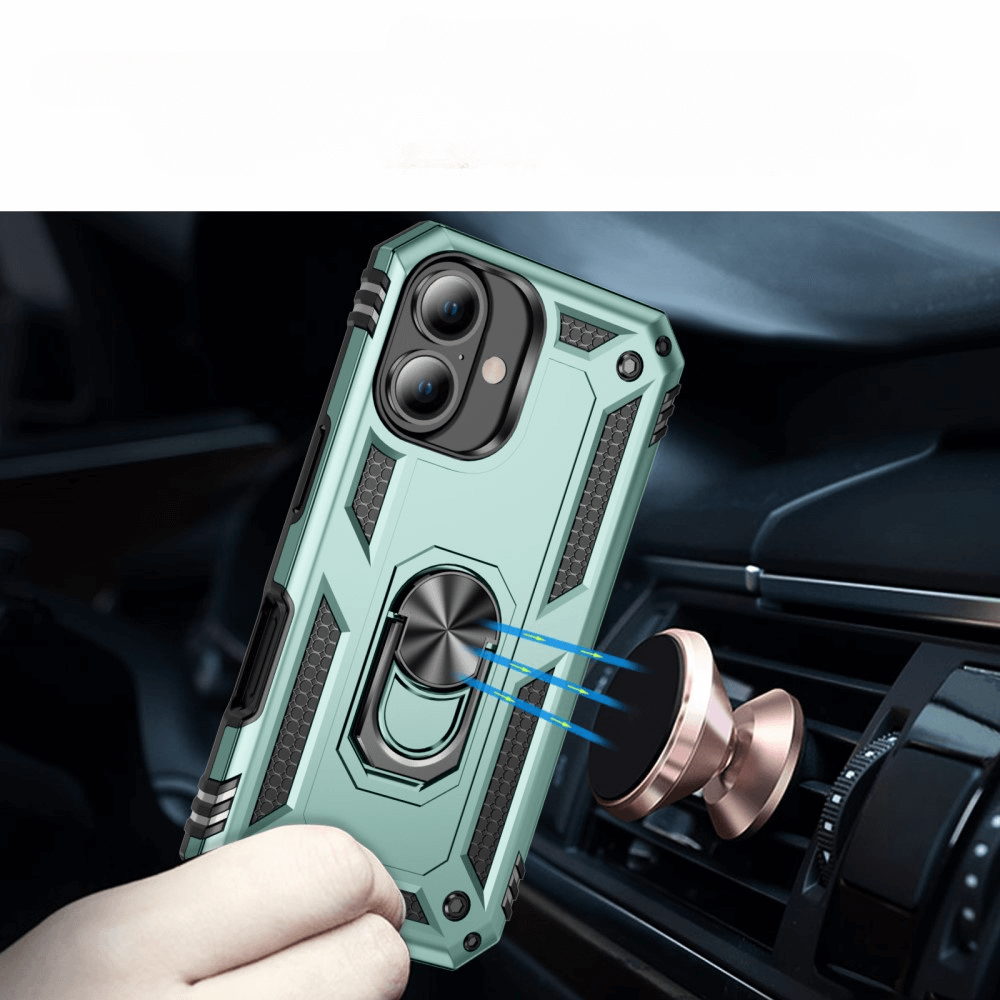 iPhone 16 - Robustes Back Cover mit Kickstand