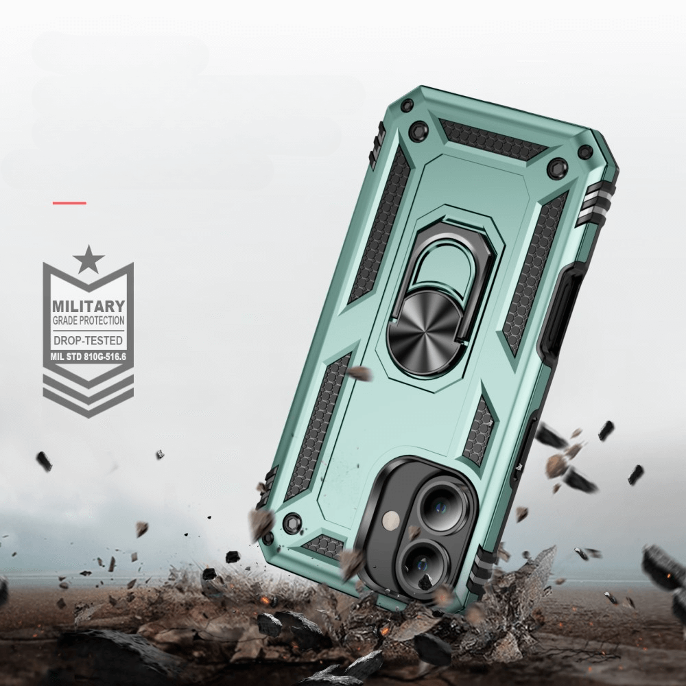 iPhone 16 - Robustes Back Cover mit Kickstand