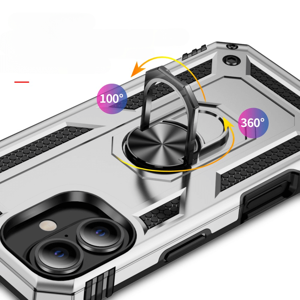 iPhone 16 - Robustes Back Cover mit Kickstand