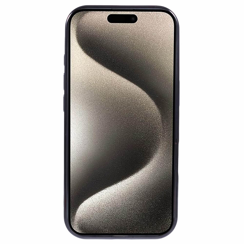 iPhone 16 Pro Max - Rubber phone case with metallic design