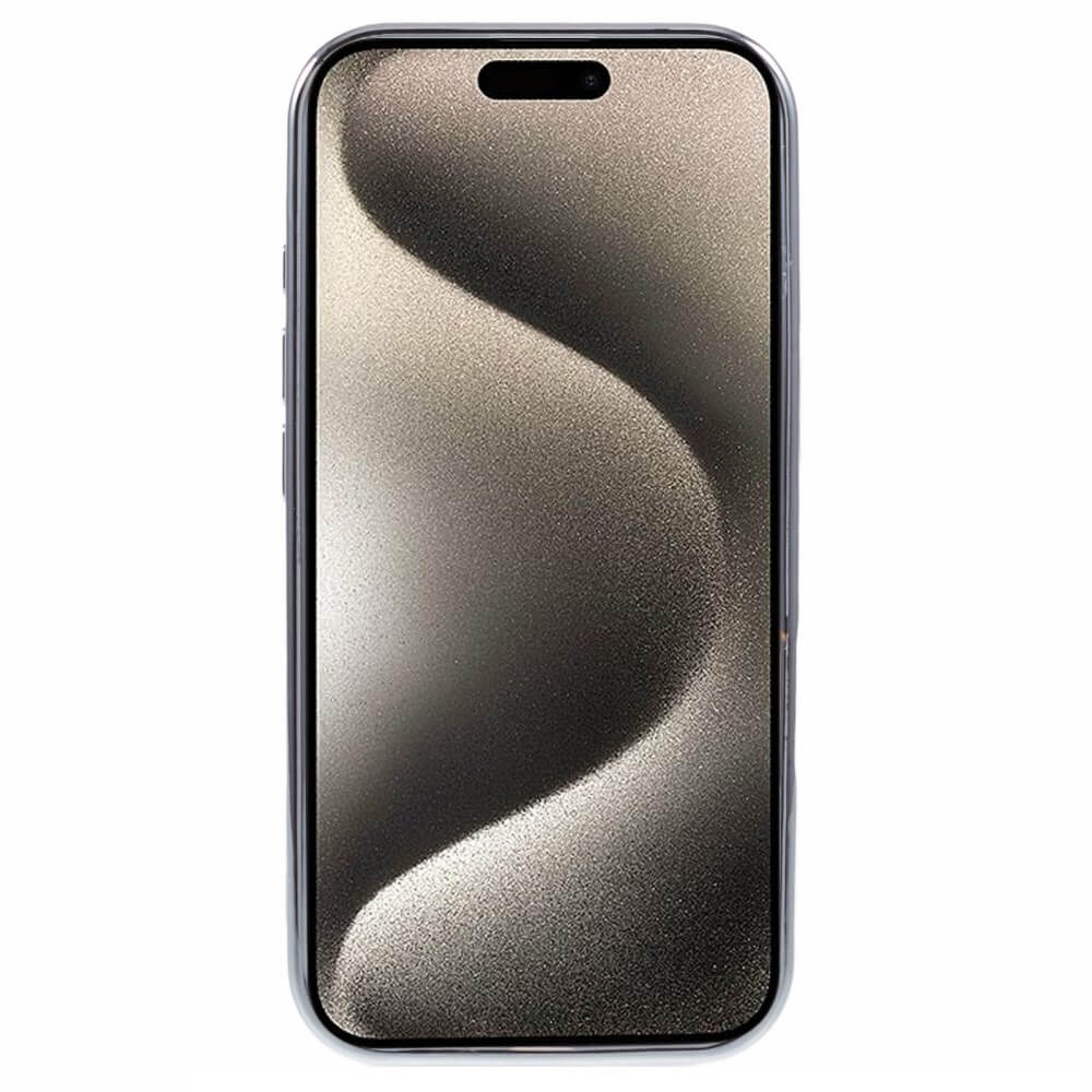 iPhone 16 Pro Max - Rubber phone case with metallic design