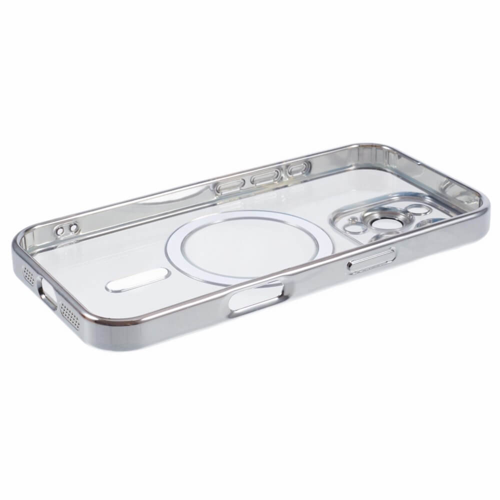 iPhone 16 Pro Max - Rubber phone case with metallic design