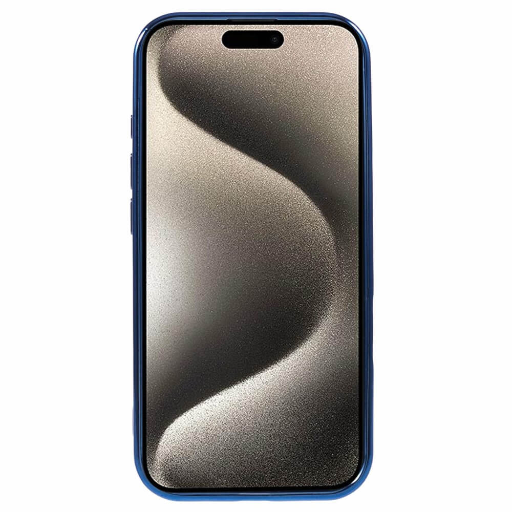 iPhone 16 Pro Max - Rubber phone case with metallic design