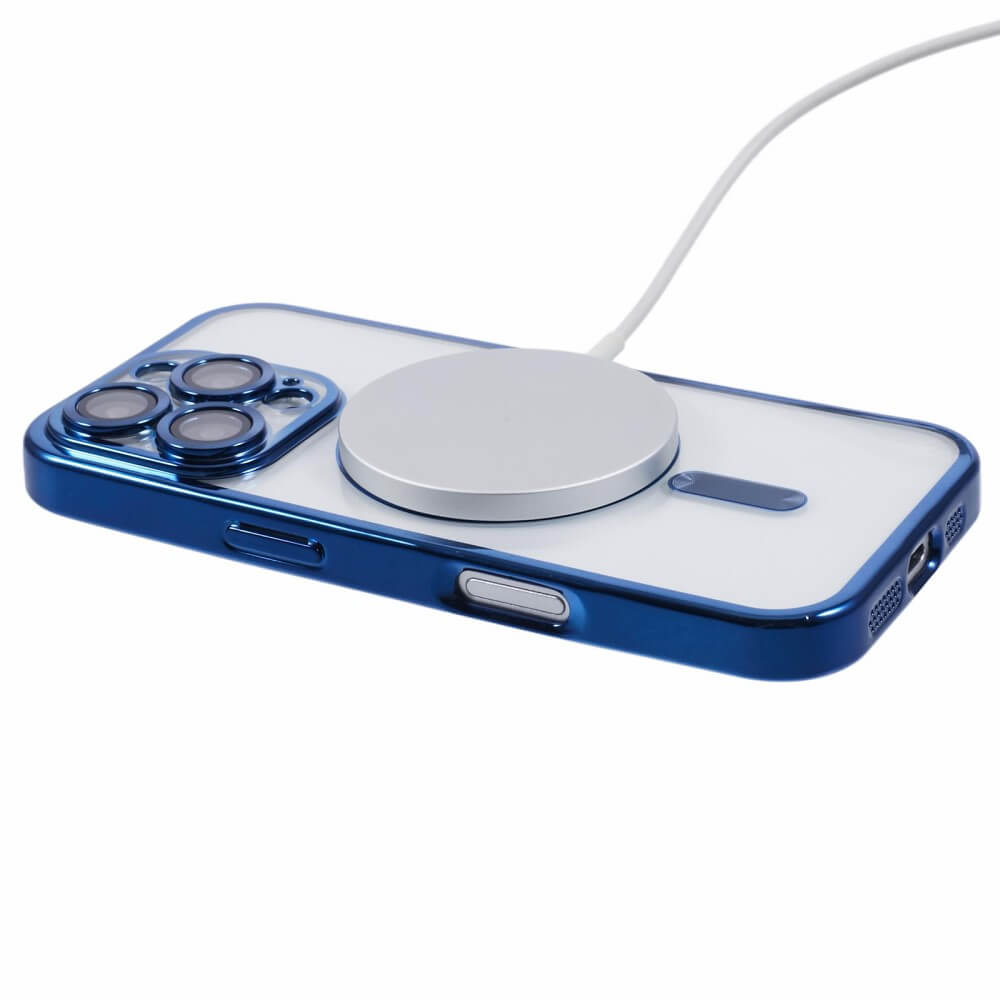 iPhone 16 Pro Max - Rubber phone case with metallic design