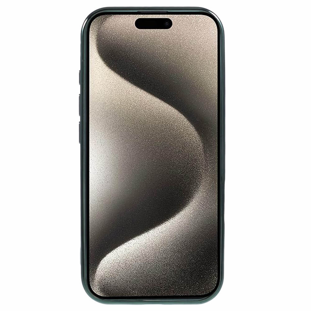 iPhone 16 Pro Max - Rubber phone case with metallic design