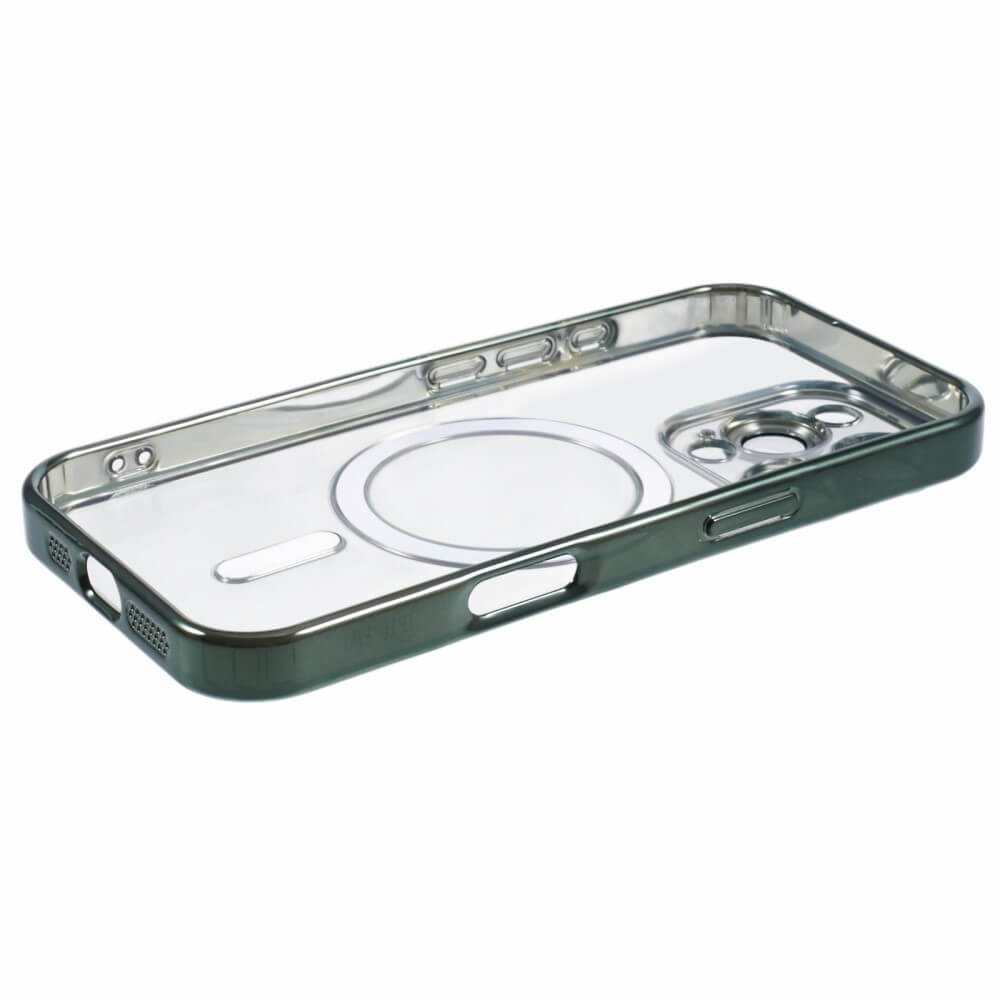 iPhone 16 Pro Max - Rubber phone case with metallic design