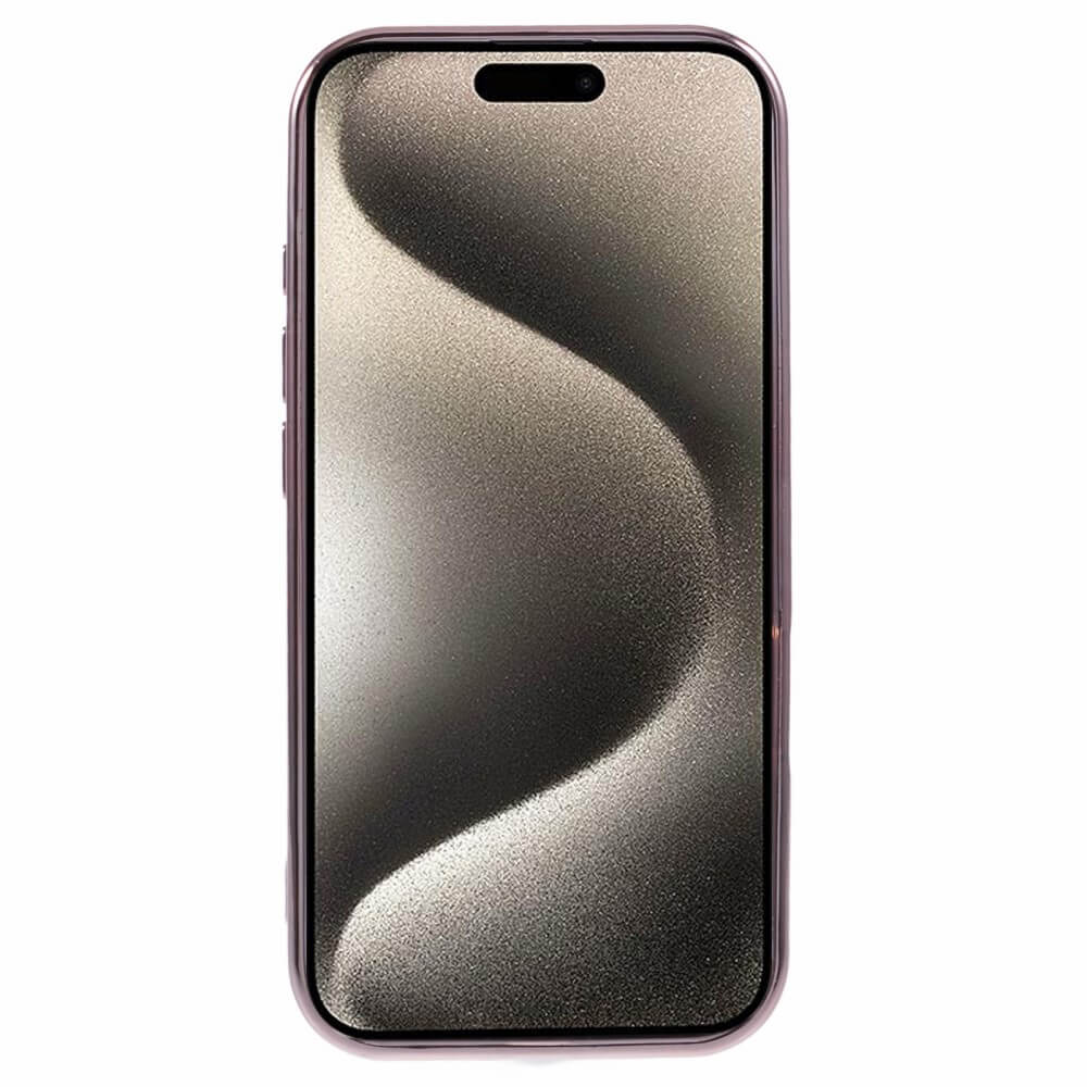 iPhone 16 Pro Max - Rubber phone case with metallic design