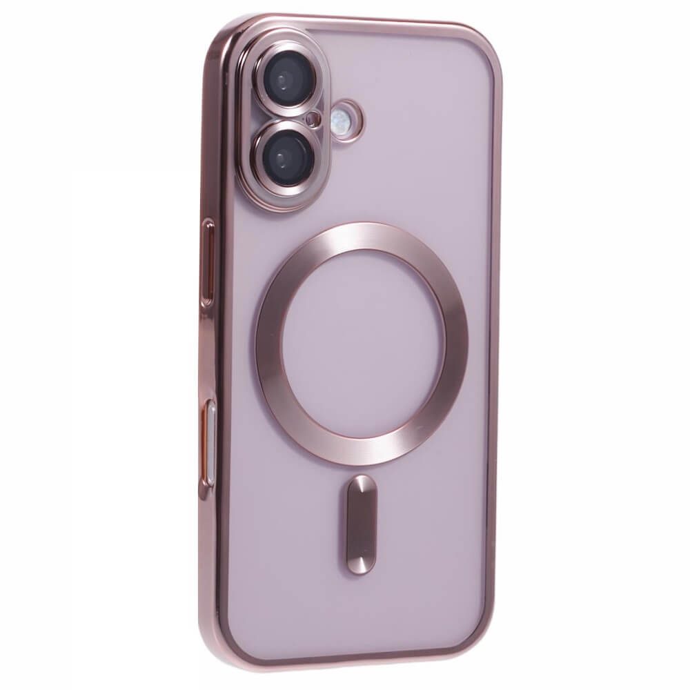 iPhone 16 Plus - Handyhülle mit metallischem Design & Kameraschutz