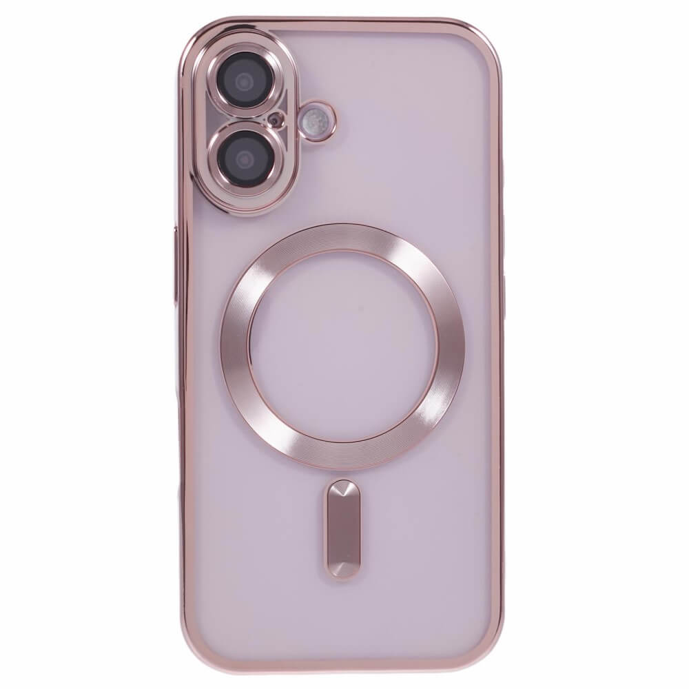 iPhone 16 Plus - Handyhülle mit metallischem Design & Kameraschutz