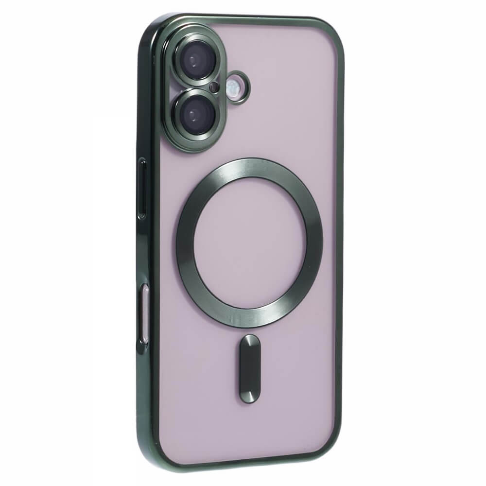 iPhone 16 Plus - Handyhülle mit metallischem Design & Kameraschutz