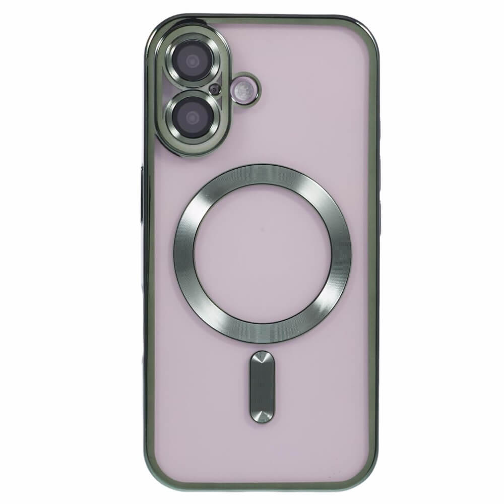 iPhone 16 Plus - Handyhülle mit metallischem Design & Kameraschutz