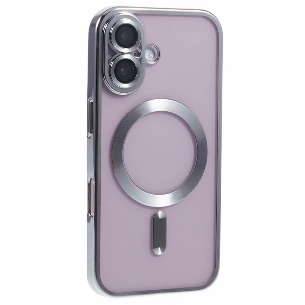 iPhone 16 Plus - Handyhülle mit metallischem Design & Kameraschutz