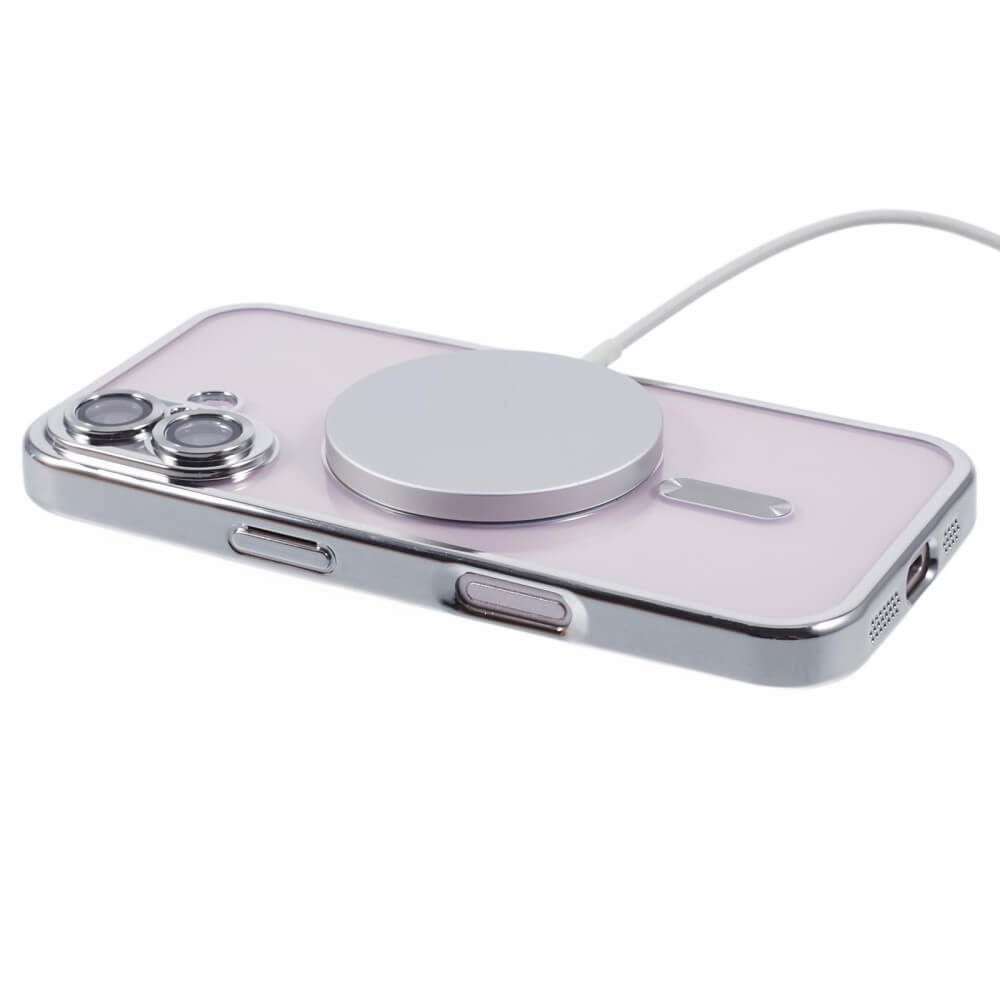 iPhone 16 Plus - Handyhülle mit metallischem Design & Kameraschutz