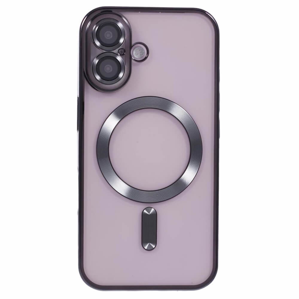 iPhone 16 Plus - Handyhülle mit metallischem Design & Kameraschutz