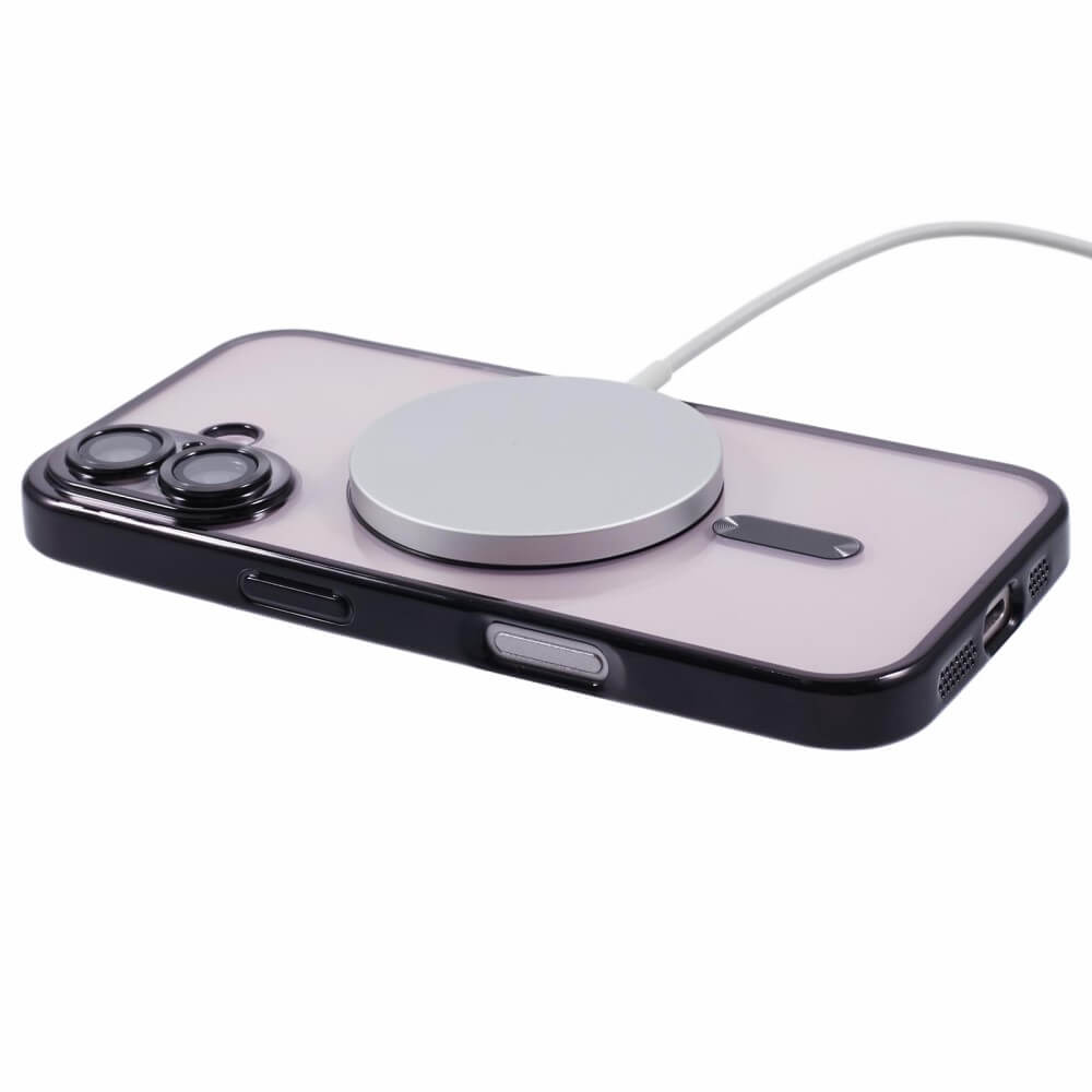iPhone 16 Plus - Handyhülle mit metallischem Design & Kameraschutz