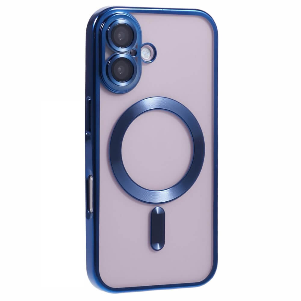 iPhone 16 Plus - Handyhülle mit metallischem Design & Kameraschutz