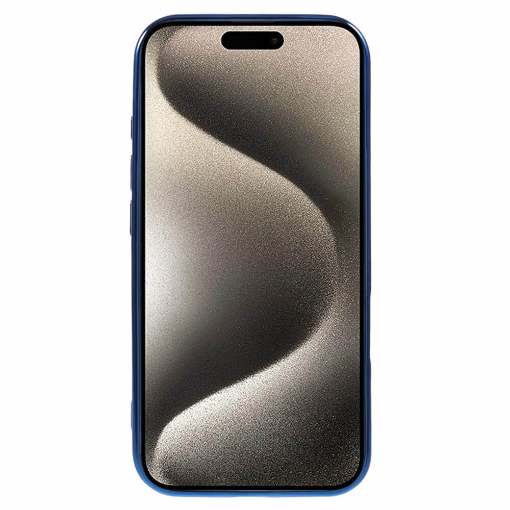 iPhone 16 Plus - Handyhülle mit metallischem Design & Kameraschutz