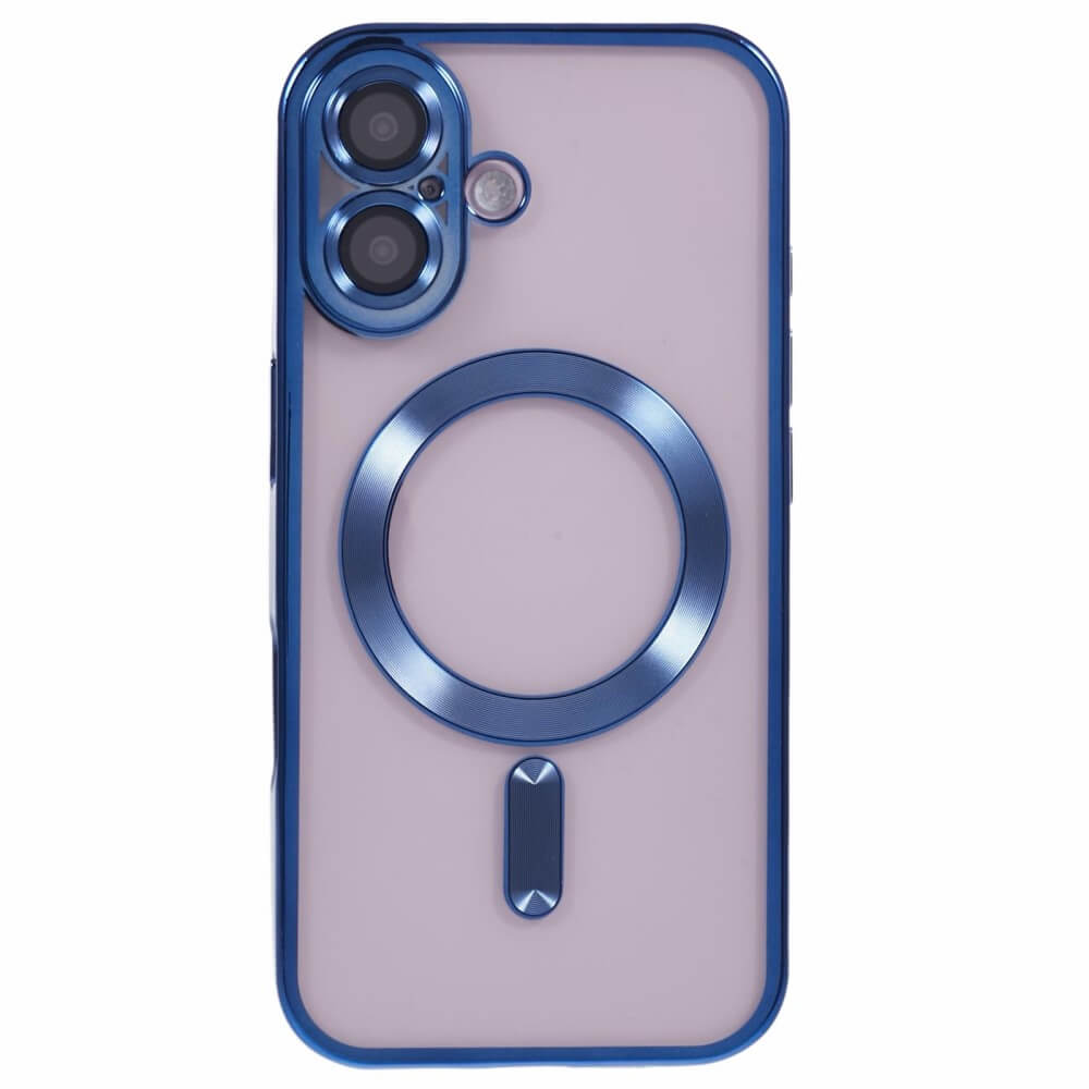 iPhone 16 Plus - Handyhülle mit metallischem Design & Kameraschutz