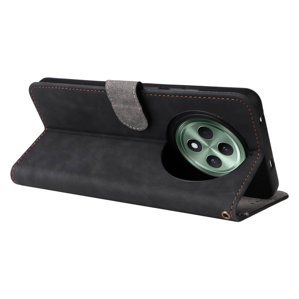 OPPO Reno12 F 5G - Leather case with RFID blocker