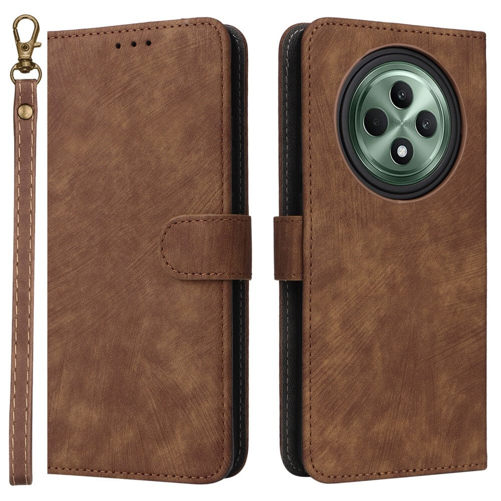 OPPO Reno12 F 5G - Leather case with RFID blocker