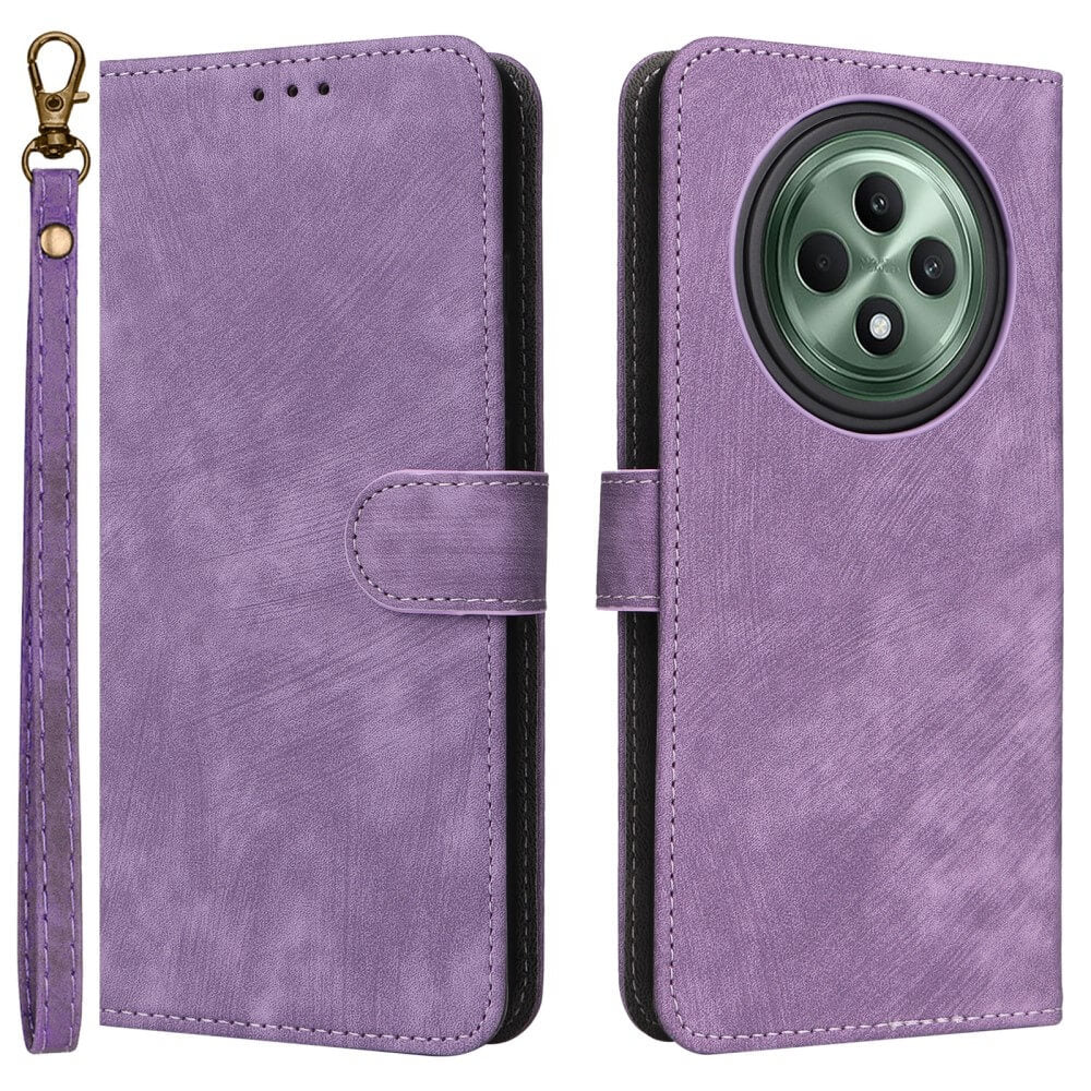OPPO Reno12 F 5G - Leather case with RFID blocker