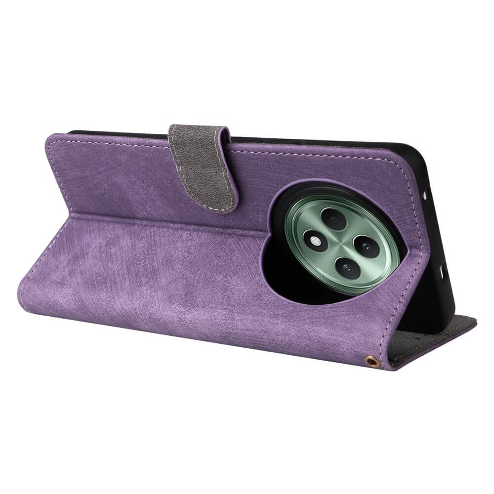 OPPO Reno12 F 5G - Leather case with RFID blocker