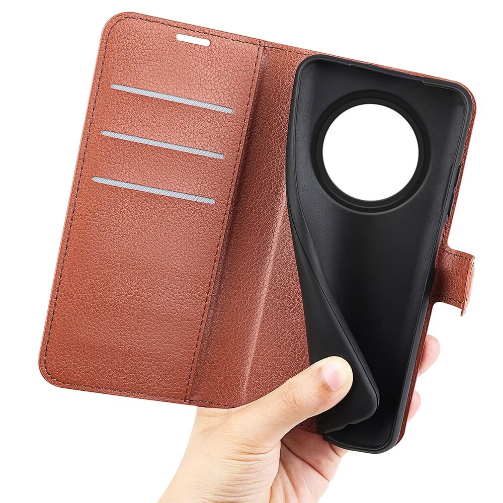 OPPO Reno12 F 5G - Leder Etui Hülle