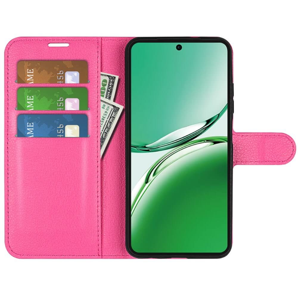OPPO Reno12 F 5G - Leder Etui Hülle