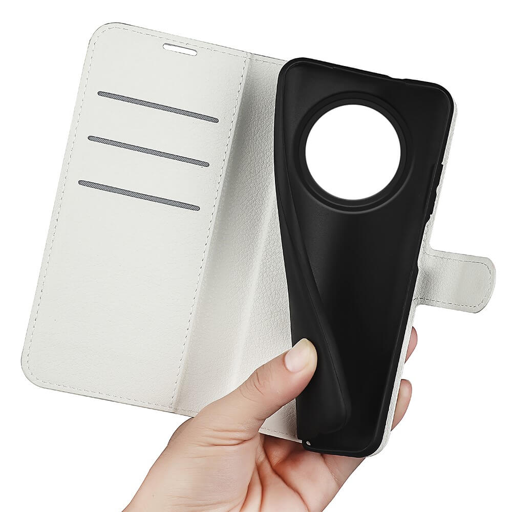 OPPO Reno12 F 5G - Leder Etui Hülle