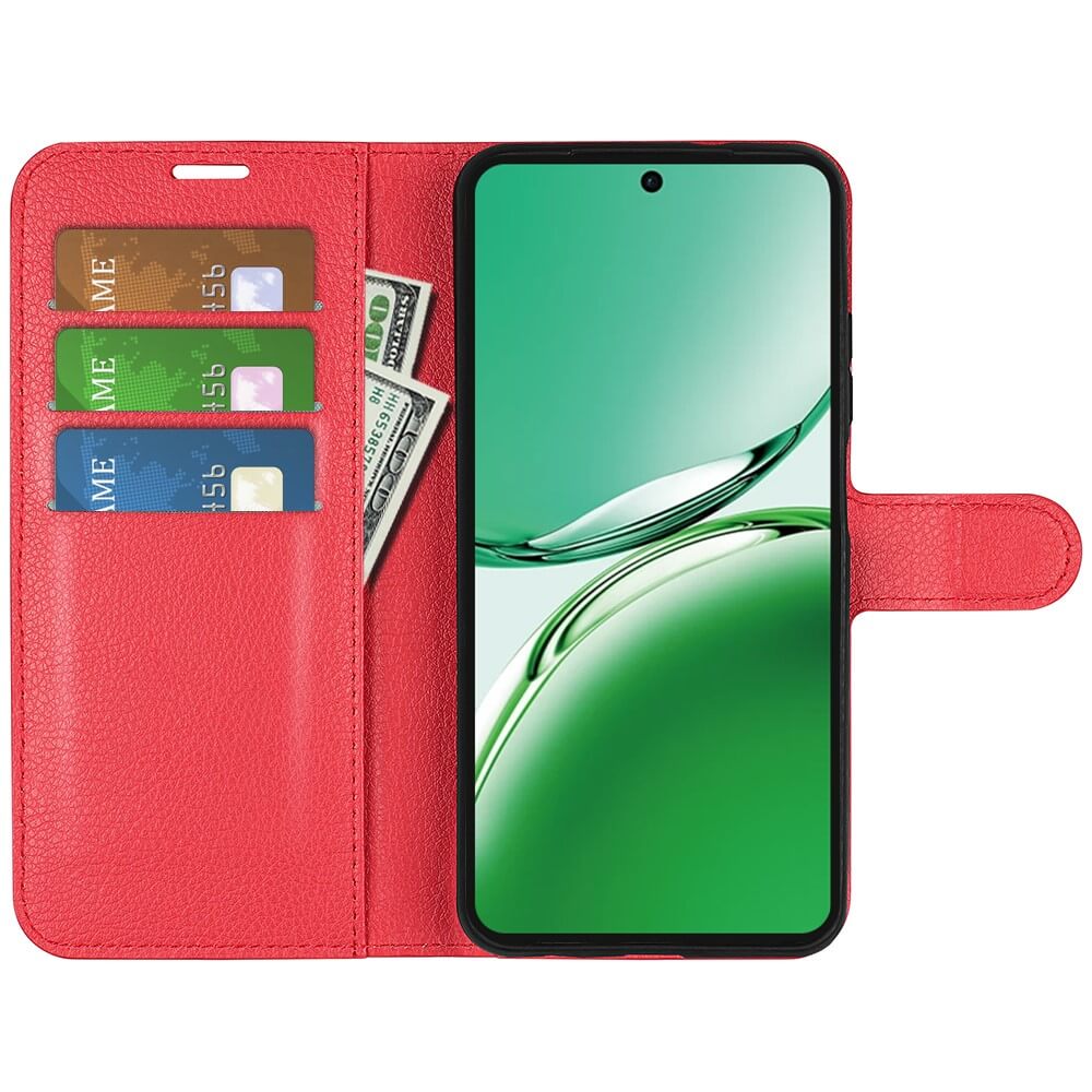 OPPO Reno12 F 5G - Leder Etui Hülle