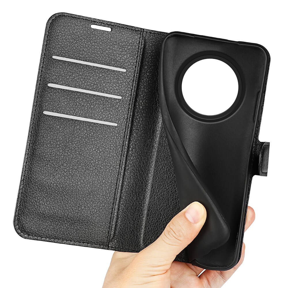 OPPO Reno12 F 5G - Leder Etui Hülle