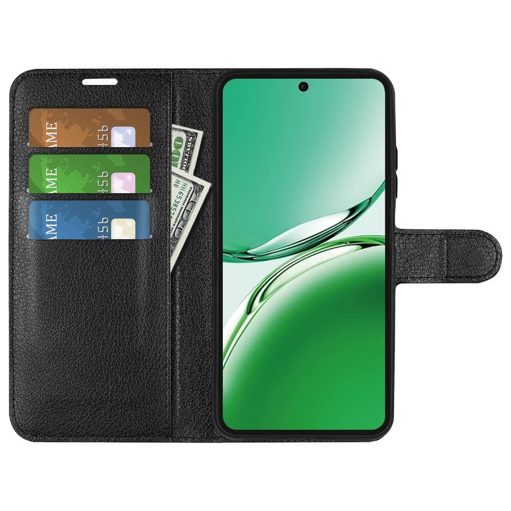 OPPO Reno12 F 5G - Leder Etui Hülle