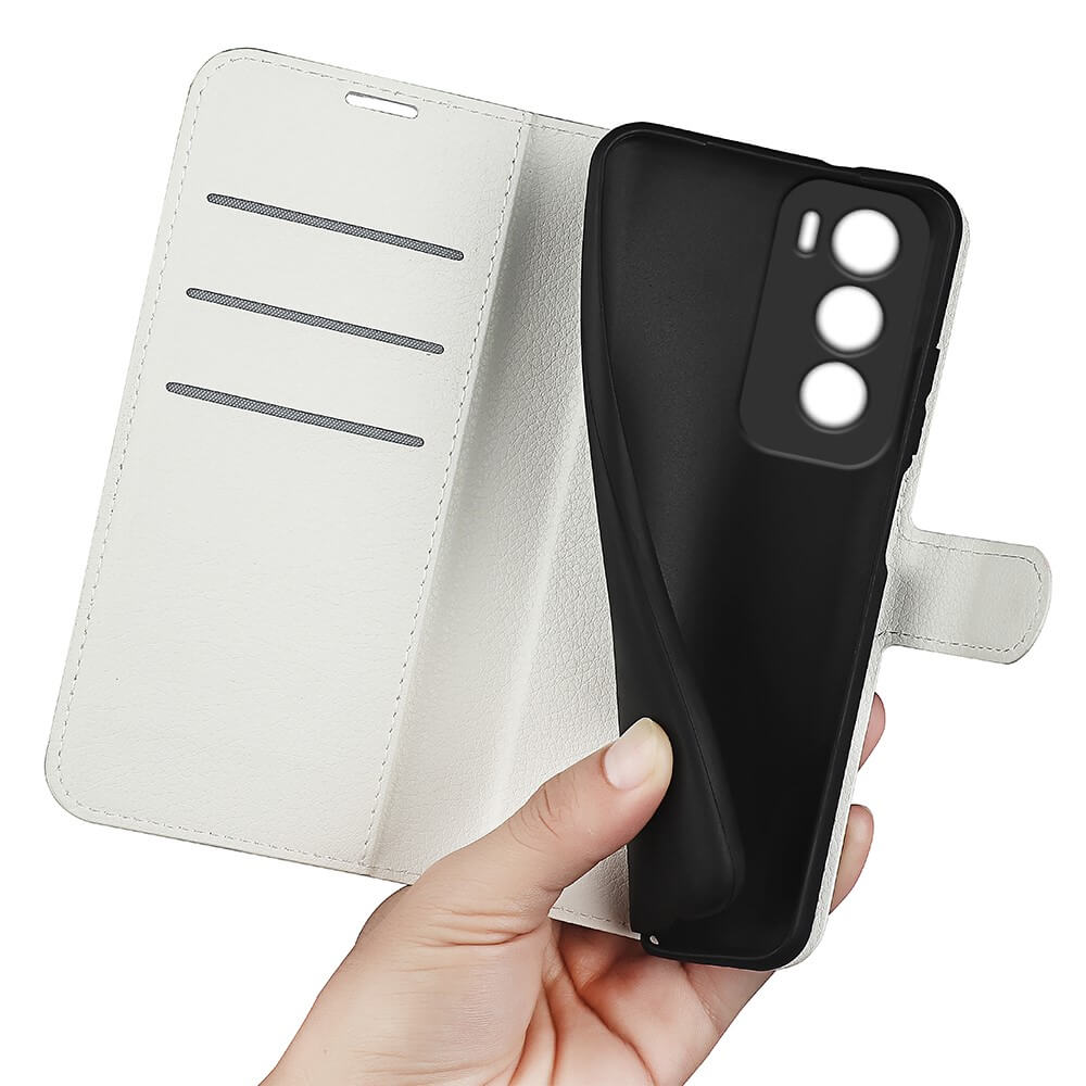 OPPO Reno12 5G - Leder Etui Hülle