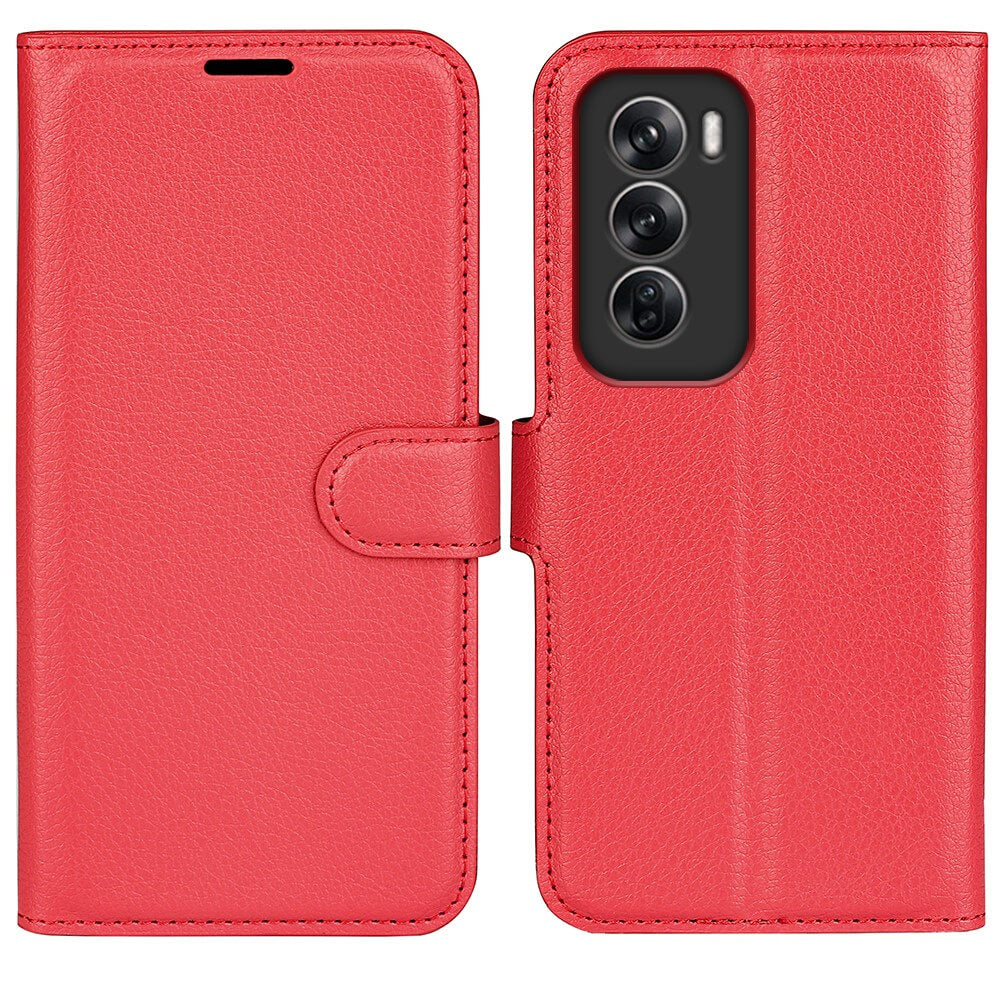 OPPO Reno12 5G - Leder Etui Hülle