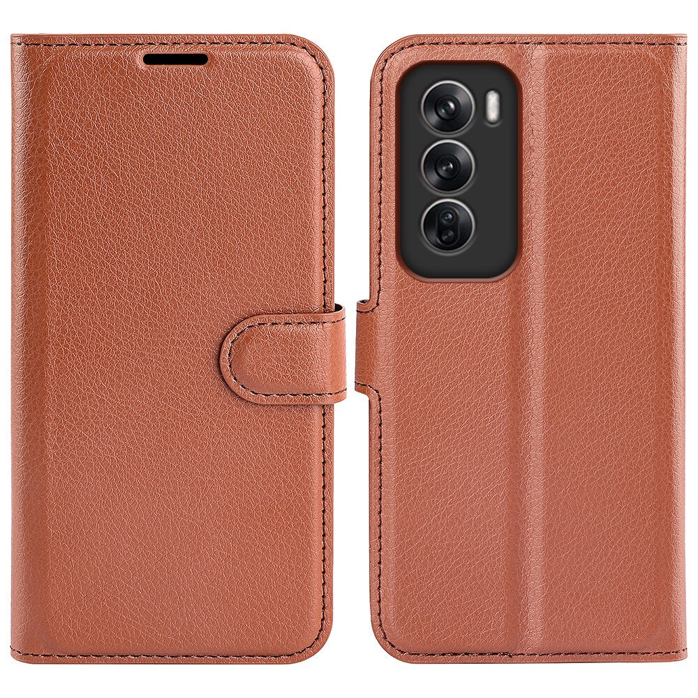 OPPO Reno12 5G - Leder Etui Hülle
