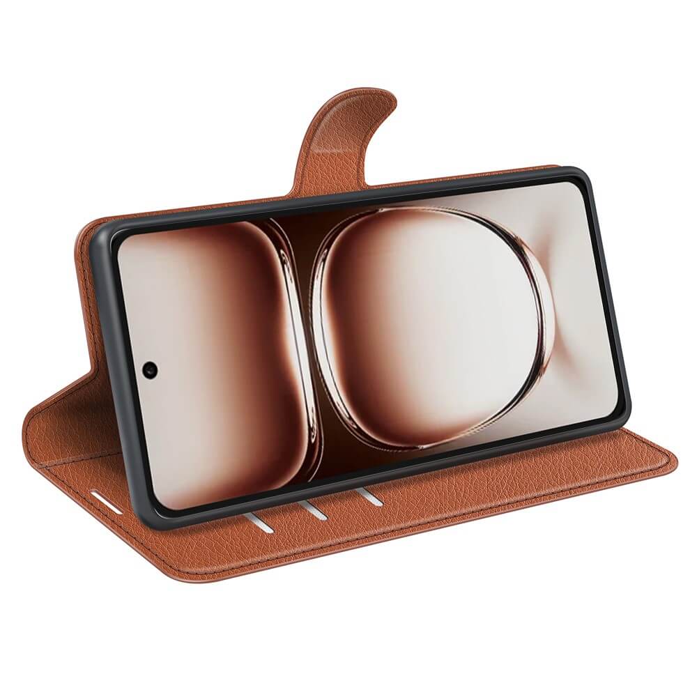 OPPO Reno12 5G - Leder Etui Hülle