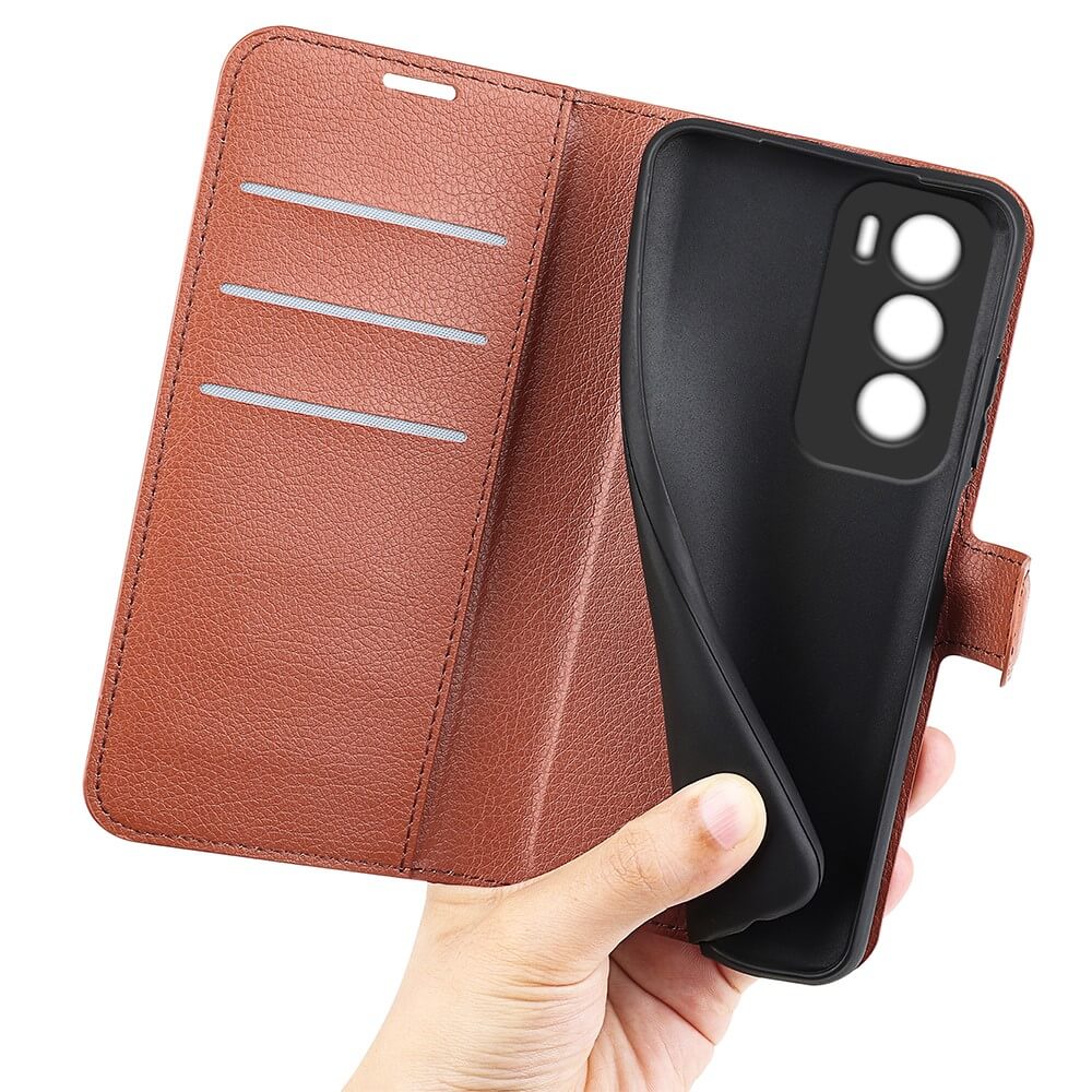 OPPO Reno12 5G - Leder Etui Hülle