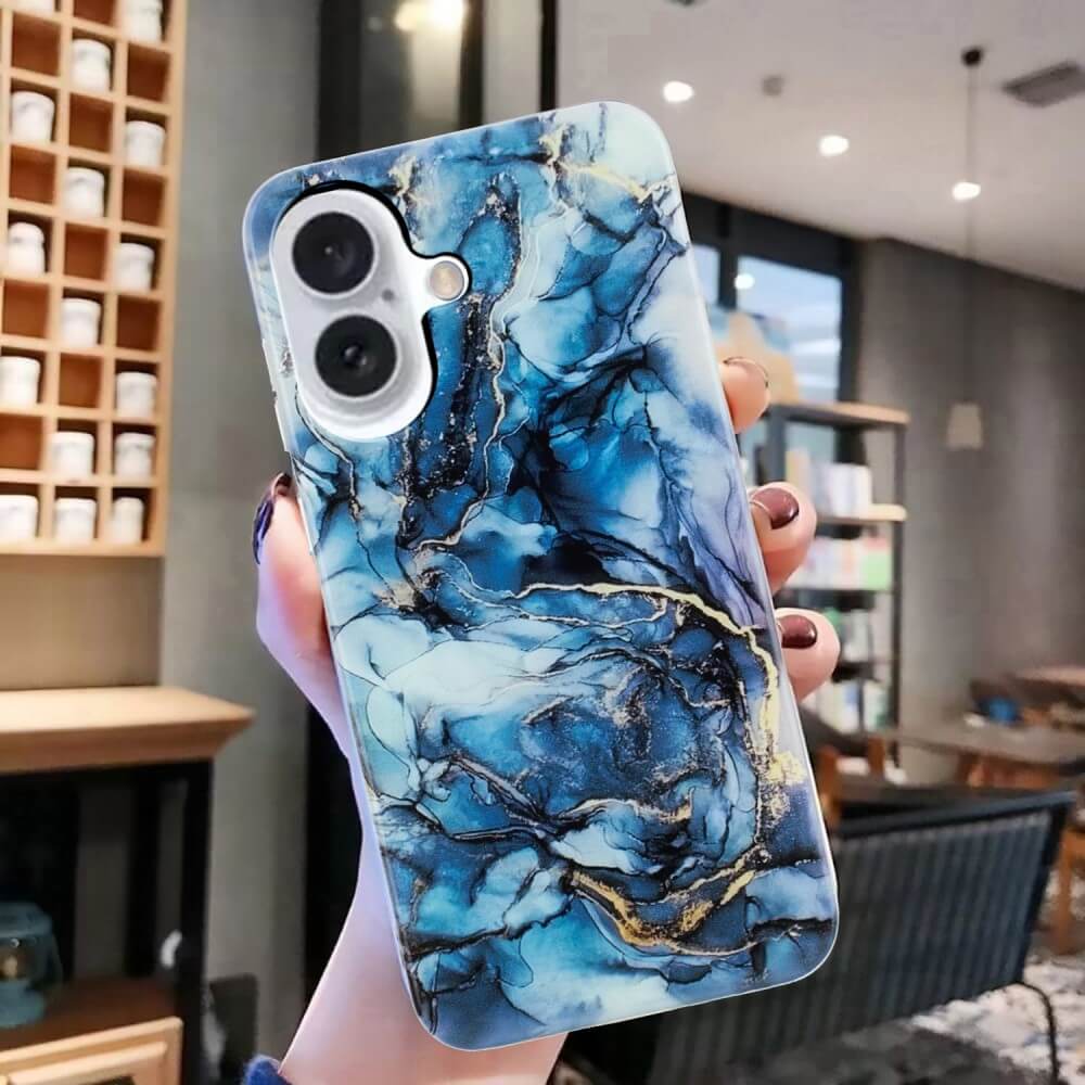 iPhone 16 Plus - Cover Handyhülle Marble
