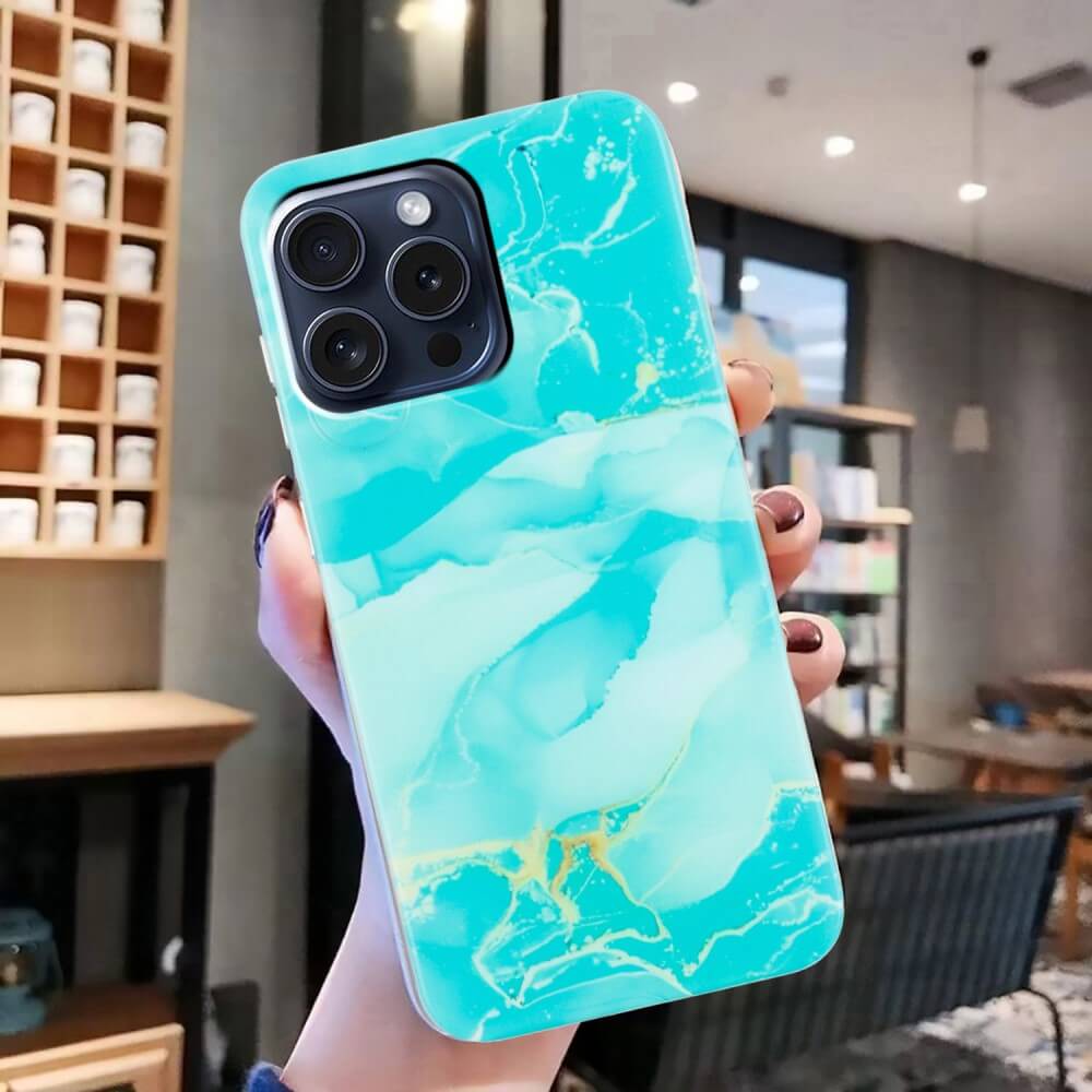 iPhone 16 Pro - Coque de protection Marble