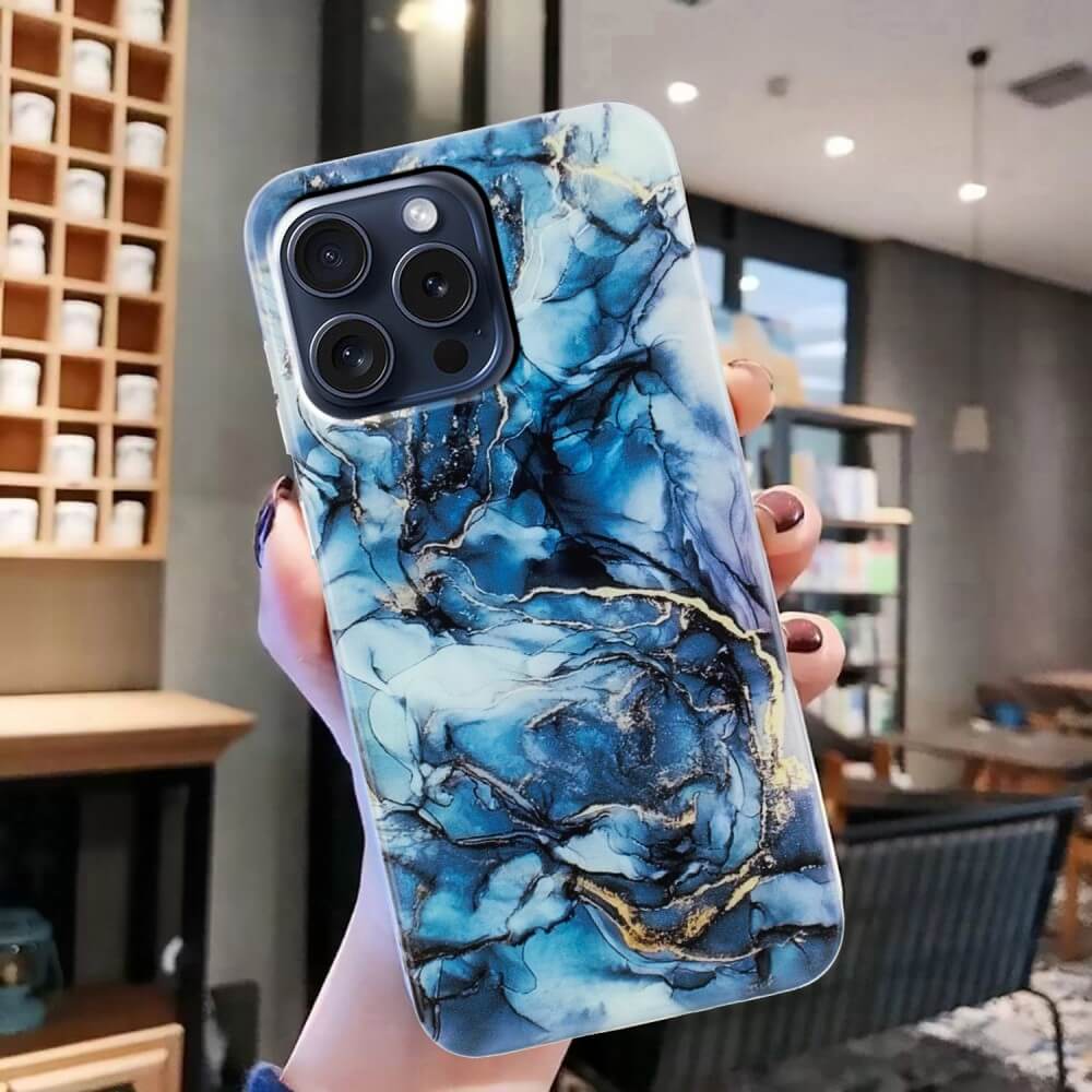 iPhone 16 Pro - Coque de protection Marble