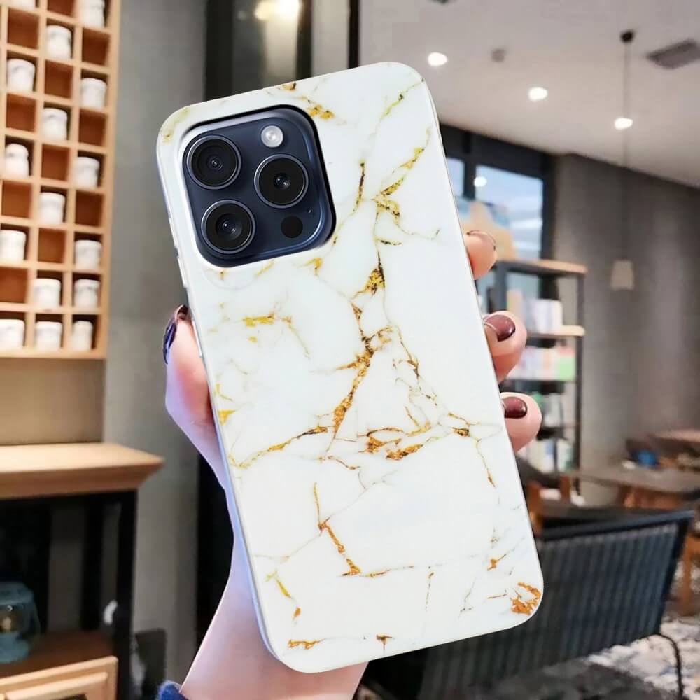 iPhone 16 Pro - Coque de protection Marble