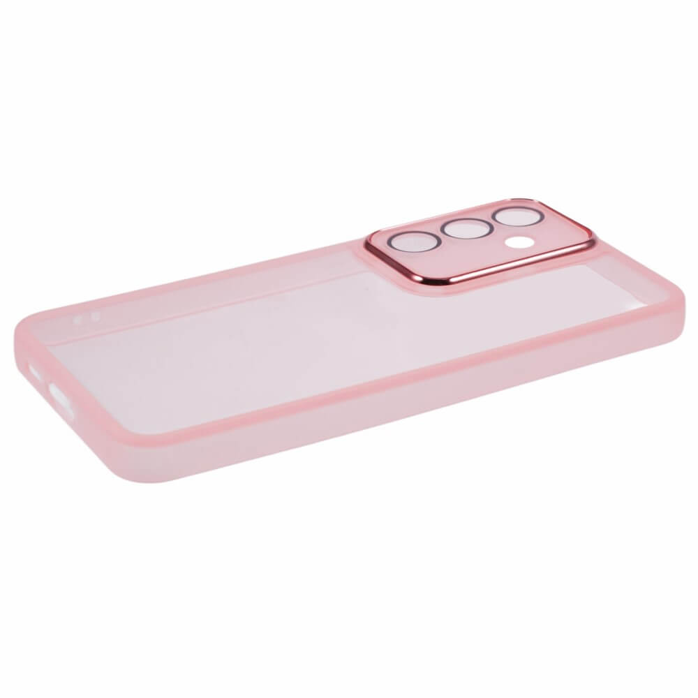 Galaxy S24 FE - Schützende Acryl-Handyhülle mit erhöhtem Rand