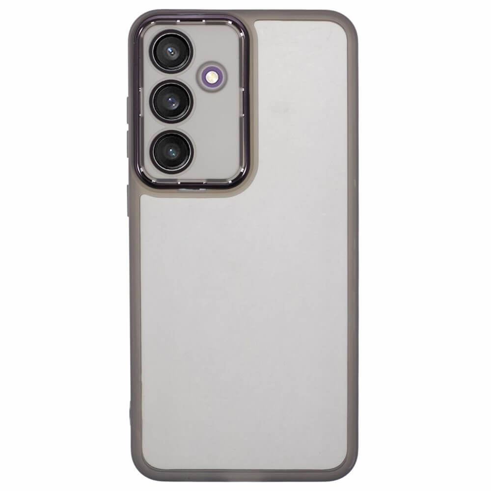 Galaxy S24 FE - Schützende Acryl-Handyhülle mit erhöhtem Rand