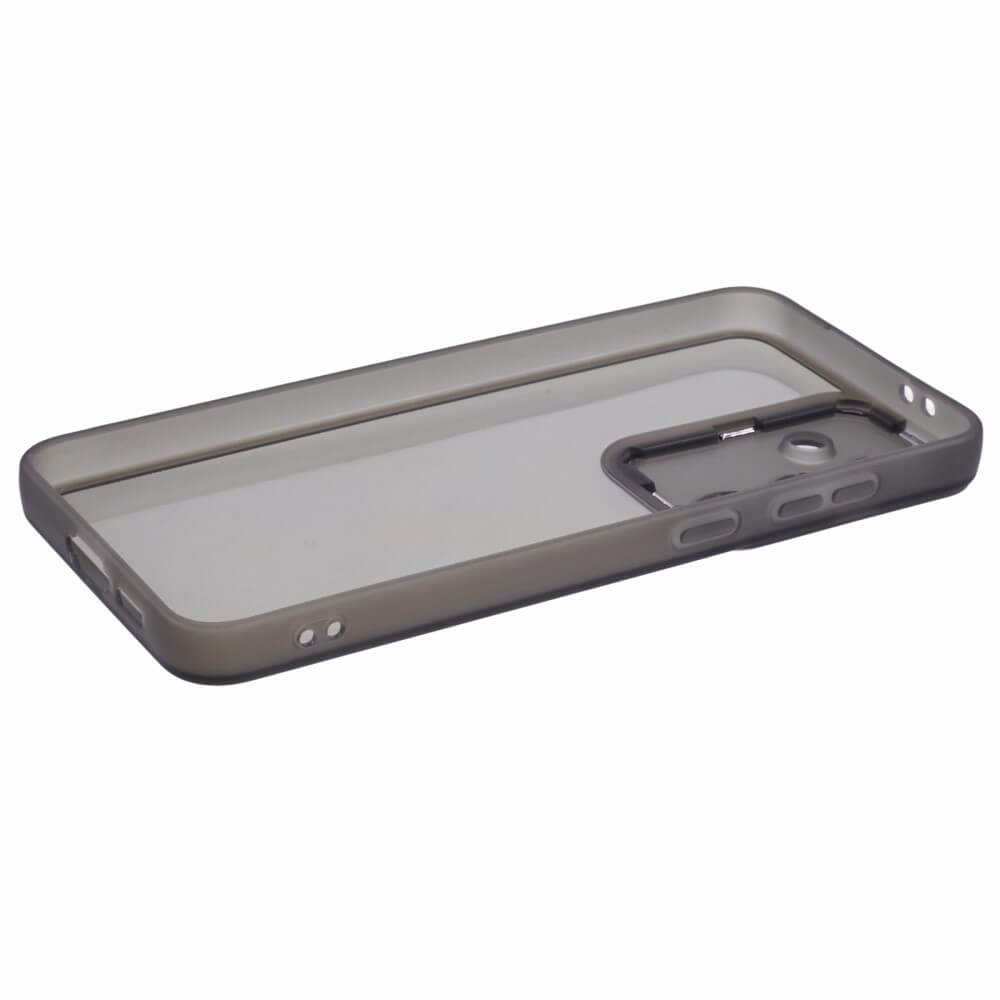 Galaxy S24 FE - Schützende Acryl-Handyhülle mit erhöhtem Rand